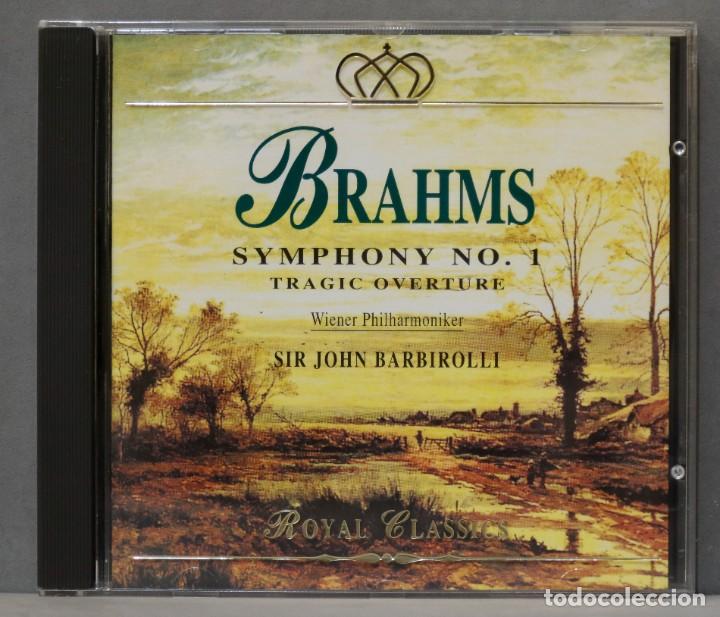 CDs de m&uacute;sica: CD. Symphony No.1. Tragic Ouverture. BRAHMS. BARBIROLLI - Foto 1