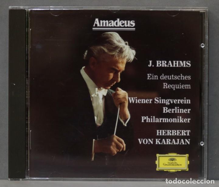 CDs de m&uacute;sica: CD. Ein Deutsches Requiem BRAHMS KARAJAN - Foto 1