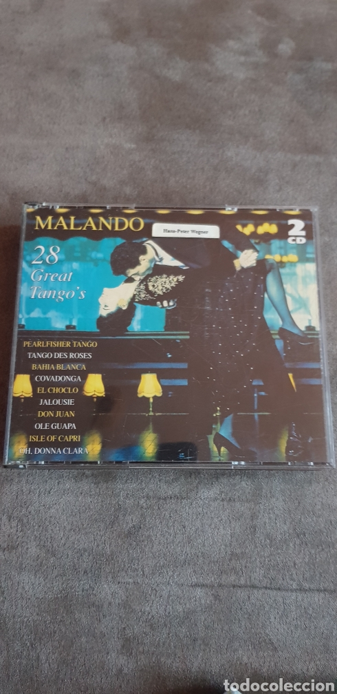Music CDs: 2 Cd's MALANDO 28 GREAT TANGO'S
