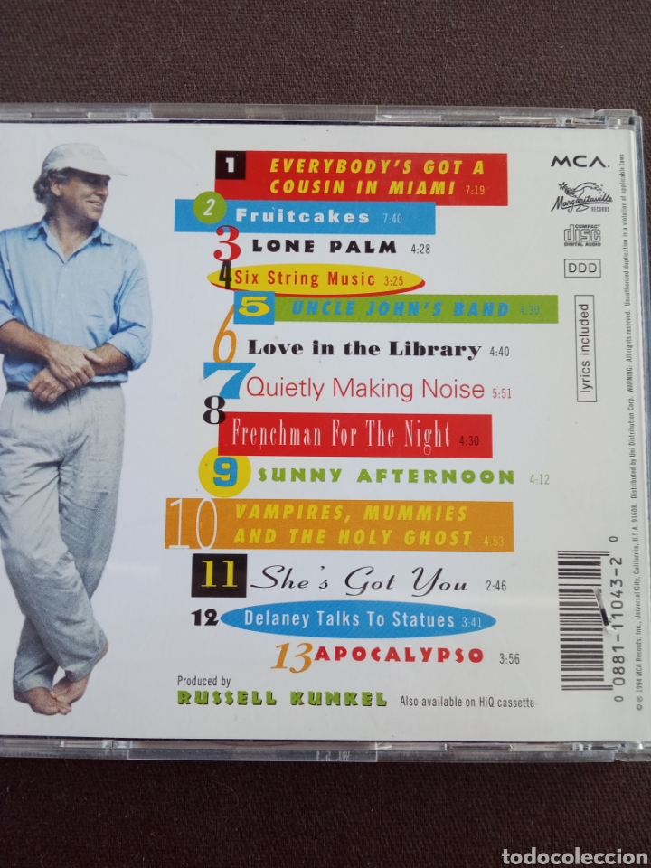 CDs de m&uacute;sica: Cd JIMMY BUFFETT &rdquo; FRUIT CAKES &rdquo; - Foto 2