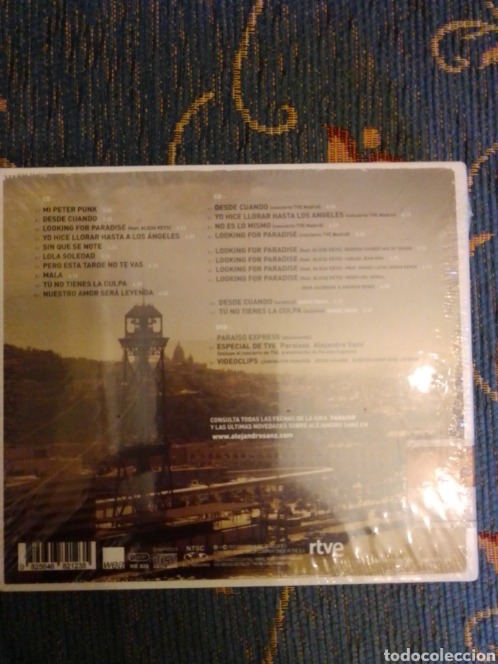 CDs de m&uacute;sica: Alejandro Sanz para&iacute;so express CD+DVD - Foto 2