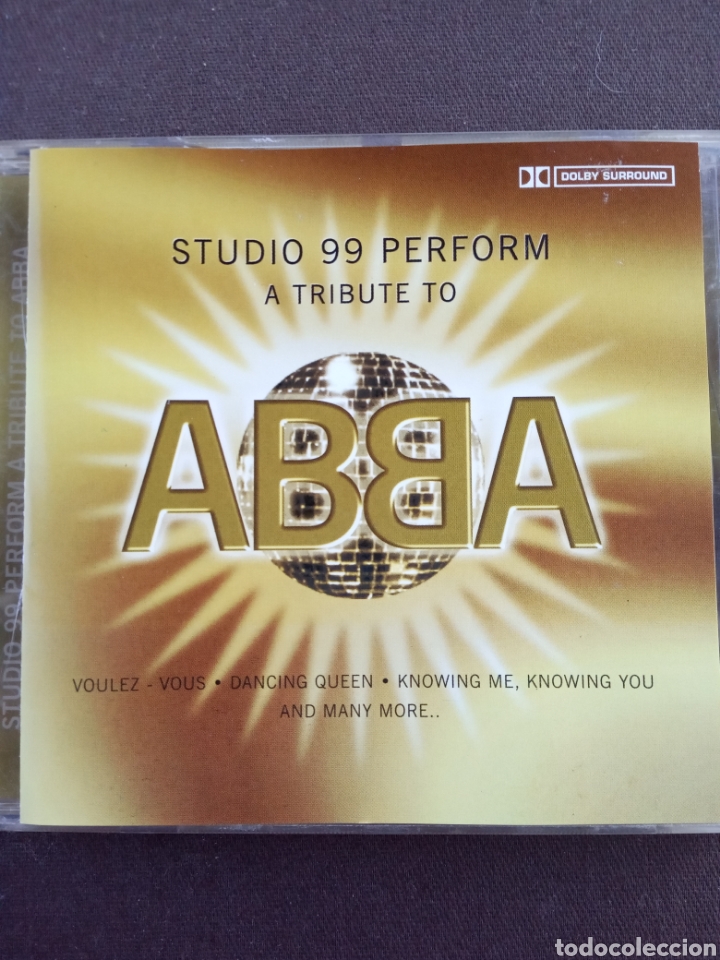 CDs de m&uacute;sica: Cd TRIBUTE TO ABBA &rdquo; PERFORMED BY STUDIO 99 &rdquo; - Foto 1