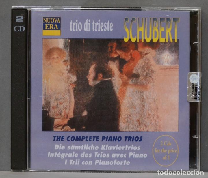 CDs de m&uacute;sica: 2 CD. SCHUBERT. COMPLETE PIANO TRIOS. TRIO DE TRIESTE - Foto 1