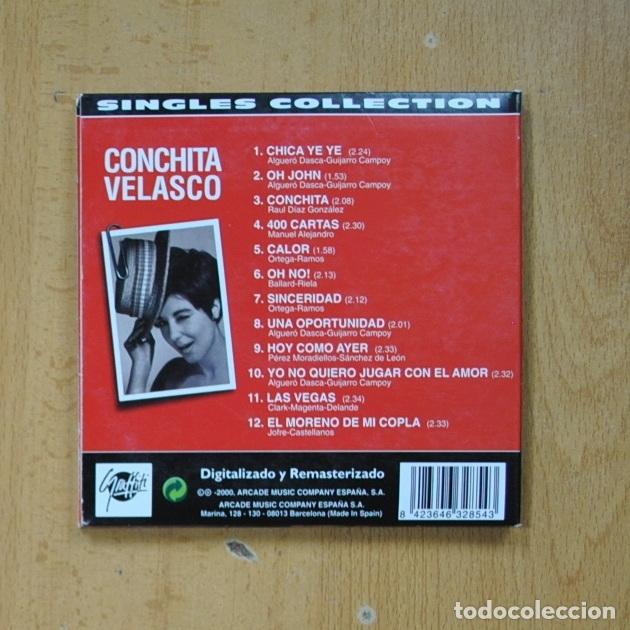 CDs de m&uacute;sica: CONCHITA VELASCO - SINGLES COLLECTION - CD - Foto 2