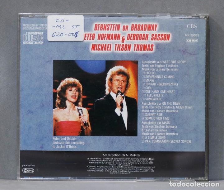 CDs de m&uacute;sica: CD. Peter Hofmann & Deborah Sasson. Bernstein On Broadway - Foto 2