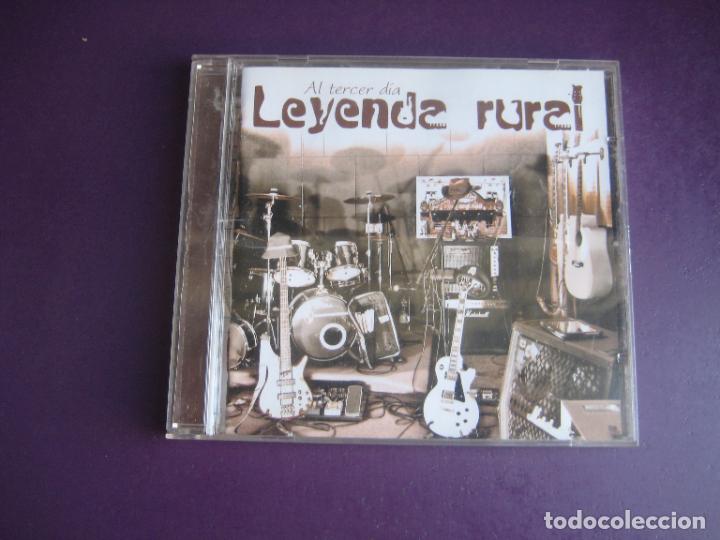 Musik-CDs: LEYENDA RURAL - AL TERCER DIA - CD VASO MUSIC 2013 - 14 TEMAS HARD ROCK URBANO - SIN USO