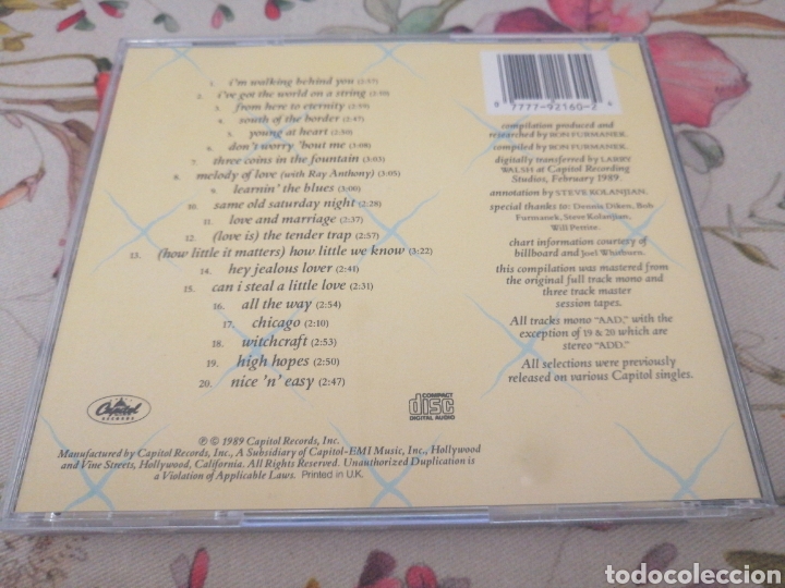 CDs de m&uacute;sica: CD FRANK SINATRA CAPITAL COLLECTION SERIES - Foto 2