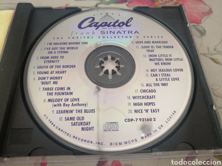 CDs de m&uacute;sica: CD FRANK SINATRA CAPITAL COLLECTION SERIES - Foto 3