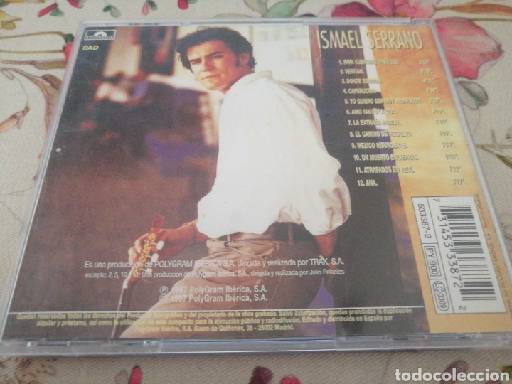 CDs de m&uacute;sica: CD ISMAEL SERRANO ATRAPADOS EN AZUL - Foto 2