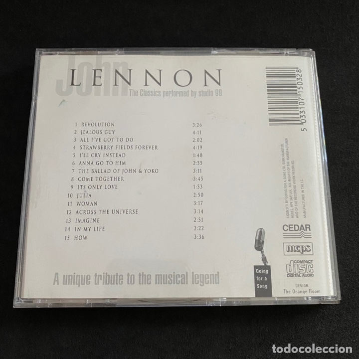 CDs de m&uacute;sica: Cd - Studio 99 - John Lennon a tribute - Foto 2