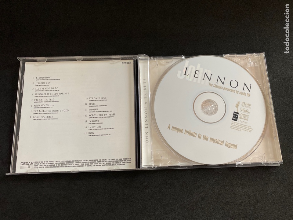 CDs de m&uacute;sica: Cd - Studio 99 - John Lennon a tribute - Foto 3