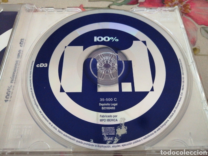 CDs de m&uacute;sica: CD 3 100% TODOS LOS N&Uacute;MEROS UNO DEL A&Ntilde;O 2003 - Foto 3