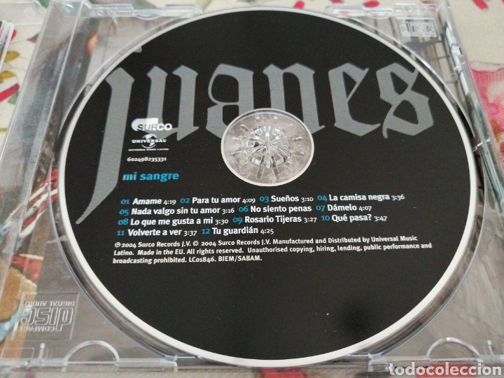 CDs de m&uacute;sica: CD JUAN ES MI SANGRE - Foto 4