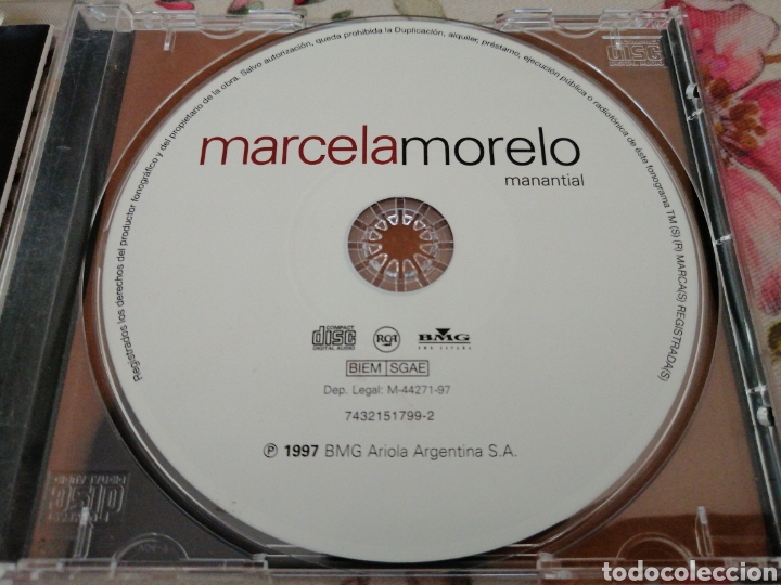 CDs de m&uacute;sica: CD MARCELA MORELO MANANTIAL - Foto 3