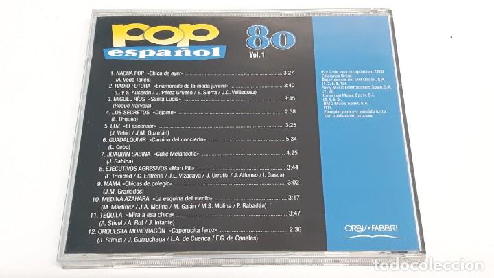 CDs de m&uacute;sica: CD POP ESPA&Ntilde;OL 80 , VOL.1 - COMO NUEVO - Foto 3
