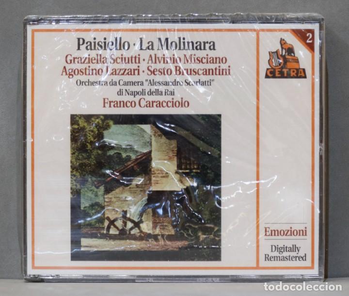 CDs de m&uacute;sica: CAJA CD. Paisiello. La Molinara. CARACCIOLO. PRECINTADO