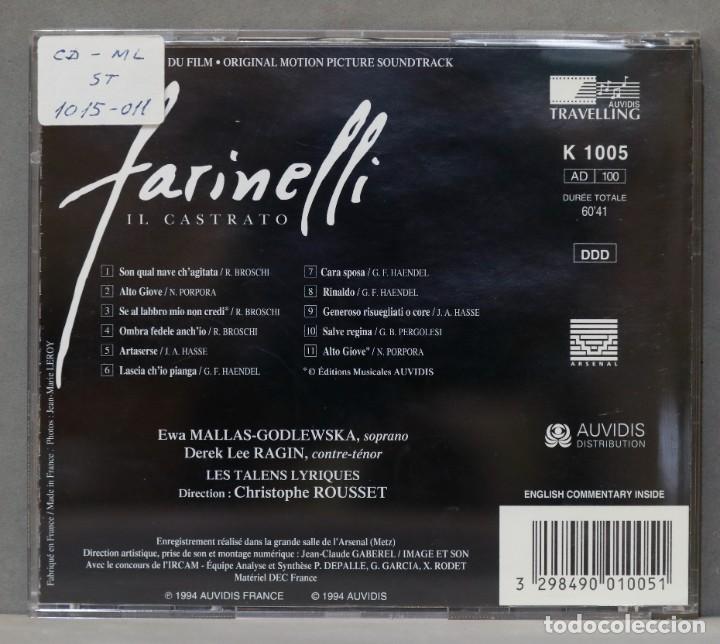 CDs de m&uacute;sica: CD. Rousset. Farinelli, Il Castrato - Foto 2