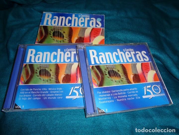 CDs de m&uacute;sica: RANCHERAS Y CORRIDOS. VOL. 1 Y 2. CD - Foto 1