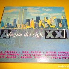 CDs de Música: ADAGIOS DEL SIGLO XXI / STEVE REICH, PHILIP GLASS, JOHN ADAMS, ASTOR PIAZZOLLA / WARNER MUSIC / CD. Lote 279442148