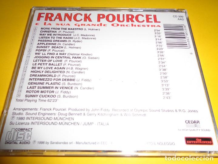 CDs de m&uacute;sica: FRANCK POURCEL / E LA SUA GRANDE ORCHESTRA / FRANK POURCEL / CD - Foto 2
