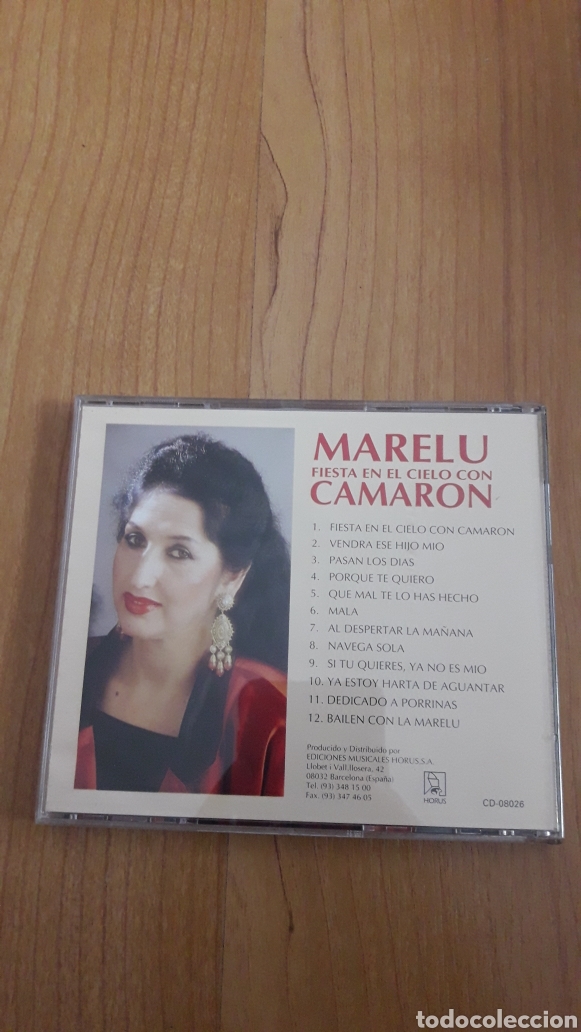 CDs de m&uacute;sica: MARELU. FIESTA EN EL CIELO CON CAMAR&Oacute;N - Foto 2