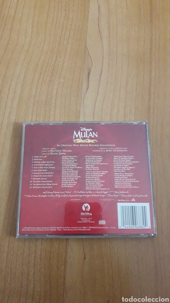 CDs de m&uacute;sica: BSO MULAN. DISNEY - Foto 2