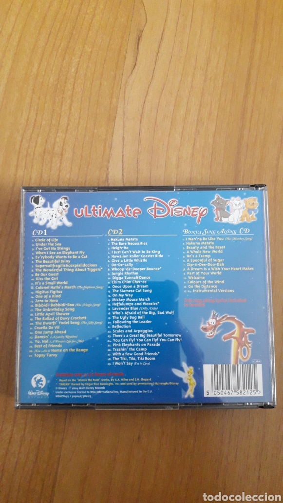 CDs de m&uacute;sica: TRIPLE CD ULTIMATE DISNEY - Foto 2