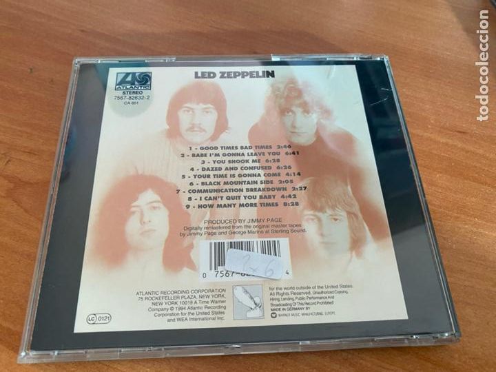 CDs de m&uacute;sica: LED ZEPPELIN CD 9 TRACK (CDIB20) - Foto 3