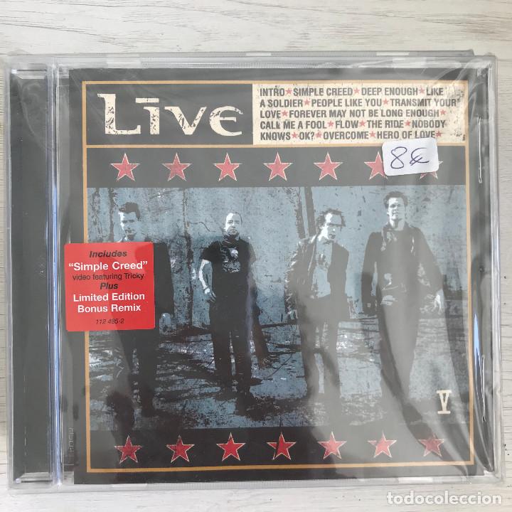 CDs de m&uacute;sica: LIVE - V (2001) - CD RADIOACTIVE NUEVO - Foto 1