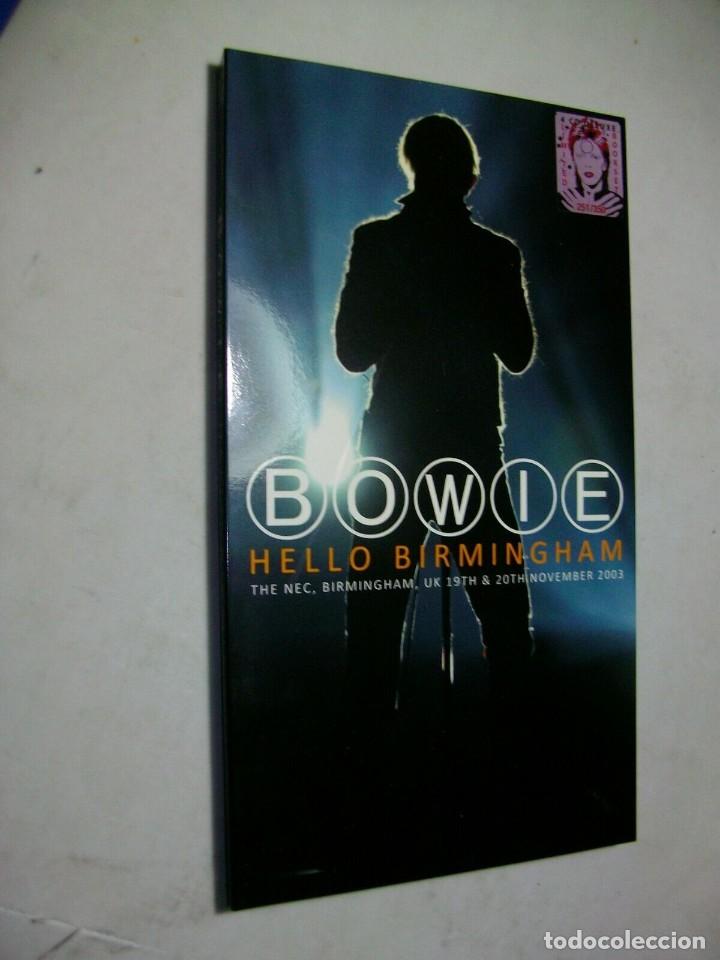 CDs de m&uacute;sica: DAVID BOWIE HELLO BIRMINGHAM 2003 4 x CD - Foto 1