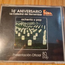 CDs de Música: CD PROMOCIONAL PRESENTACIÓN DE OCHENTA Y POP (16º ANIVERSARIO KU-MANISES, LA CATEDRAL DEL REMEMBER)