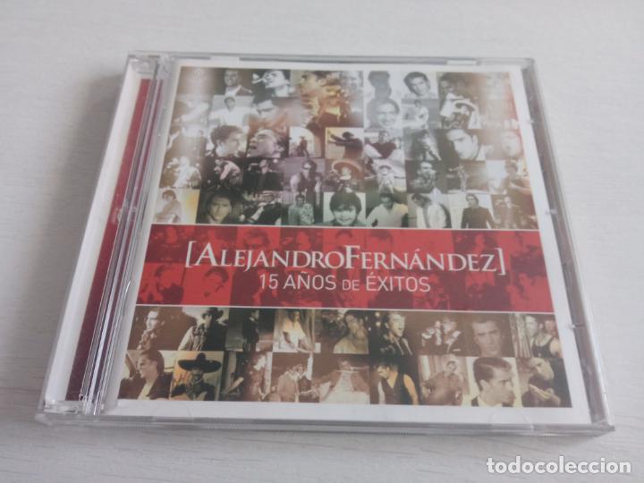 CDs de m&uacute;sica: Alejandro Fernandez. 15 a&ntilde;os de exitos, completamente nuevo - Foto 1