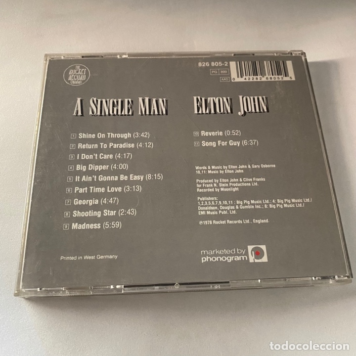 CDs de m&uacute;sica: CD - Elton John - A single Man - Foto 2