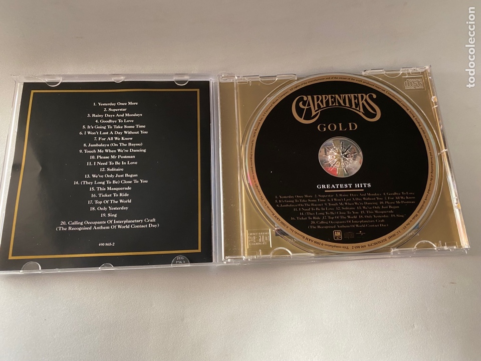 CDs de m&uacute;sica: CD - Carpenters Gold - Greatest hits - Foto 4