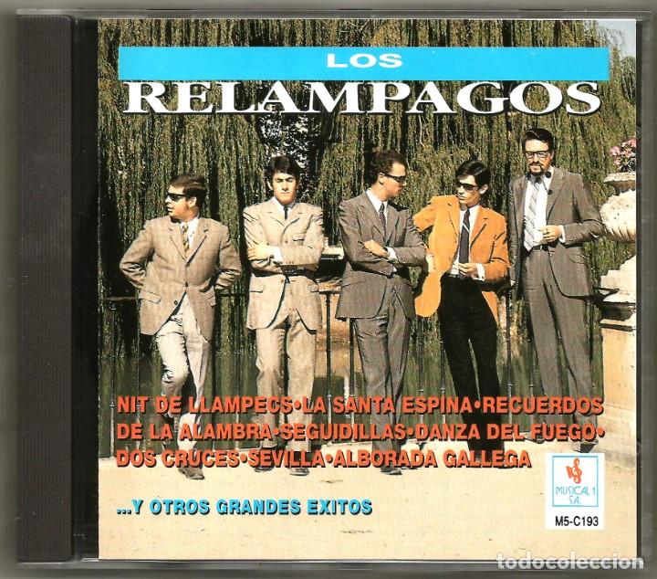 CDs de m&uacute;sica: LOS RELAMPAGOS - NIT DE LLAMPECS Y M&Aacute;S EXITOS (CD) 1992 - Foto 1