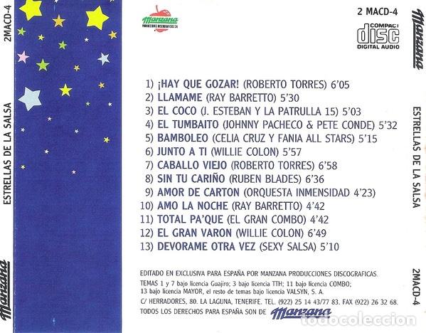 CDs de m&uacute;sica: Various - Estrellas De La Salsa (CD, Comp) - Foto 2
