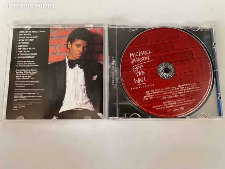 CDs de m&uacute;sica: CD - Michael jackson - off the wall - Foto 3