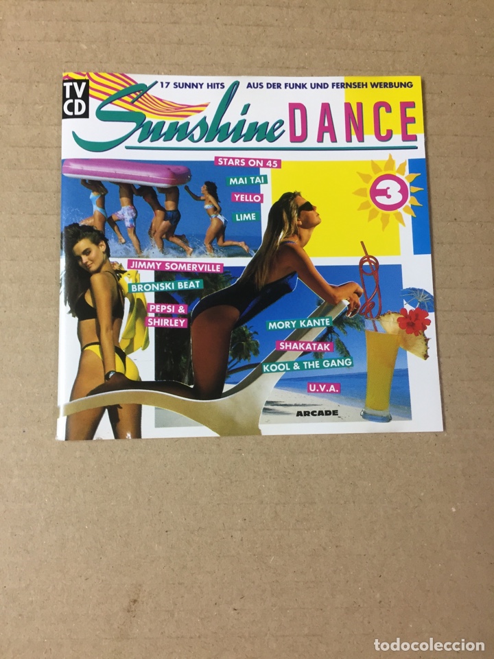 CDs de m&uacute;sica: SUNSHINE DANCE 3 - 17 SUNNY HITS - Foto 1