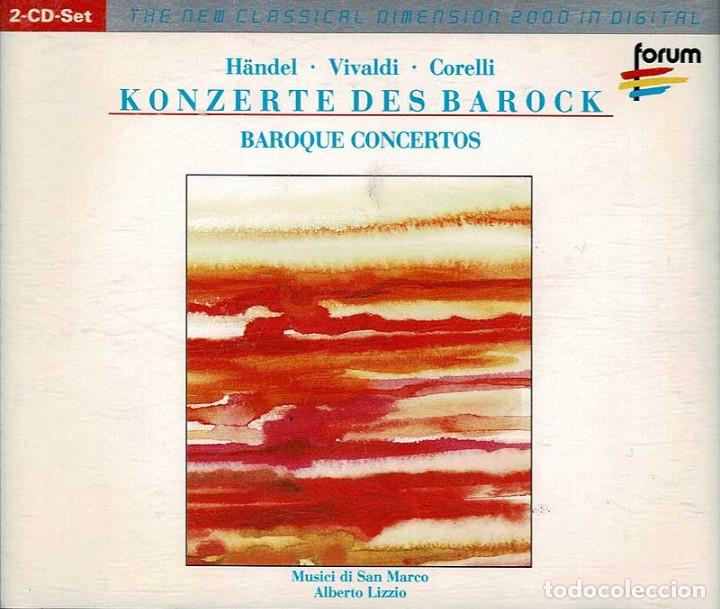 CDs de M&uacute;sica: Konzerte des Barock. H&auml;ndel. Vivaldi. Corelli. 2 x CD