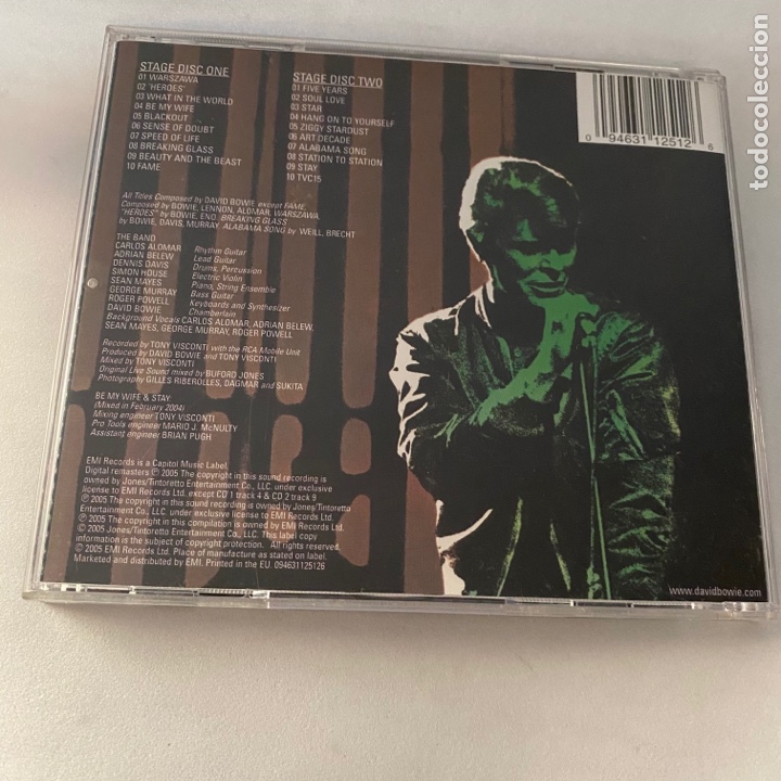 CDs de m&uacute;sica: CD - David bowie - stage - Foto 2