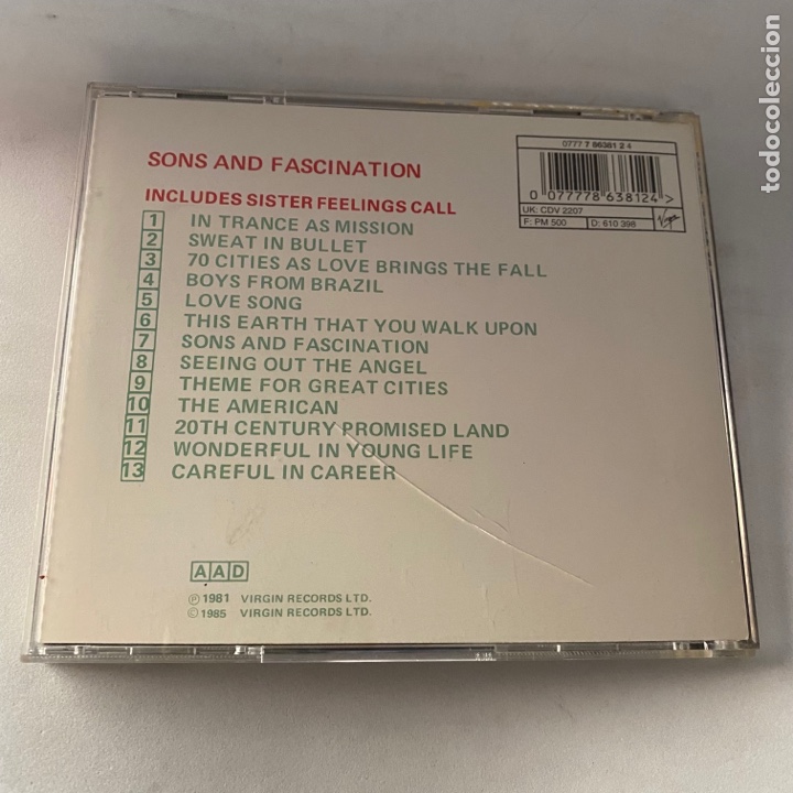 CDs de m&uacute;sica: CD - Simple minds - Sons and fascination - Foto 2