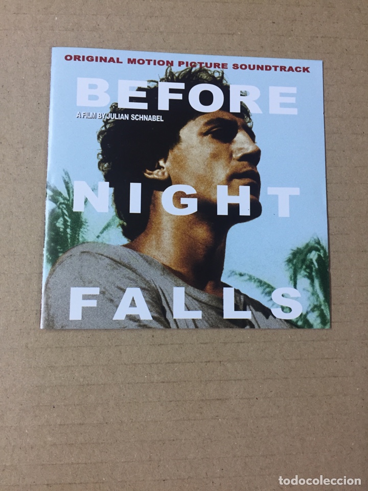 CDs de m&uacute;sica: B.S.O. BEFORE NIGHT FALLS - Foto 1