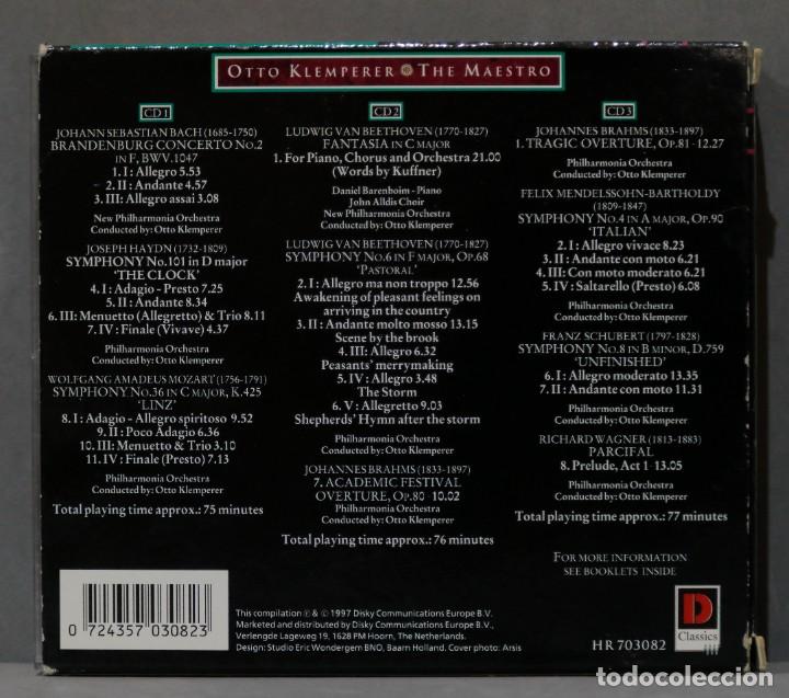 CDs de m&uacute;sica: 3 CD. Otto Klemperer. The Maestro - Foto 2