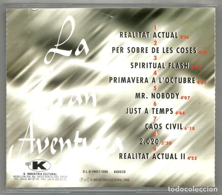 CDs de m&uacute;sica: LA GRAN AVENTURA - TRIANGULAR (CD) 1995 - POP ROCK CATALA - Foto 2