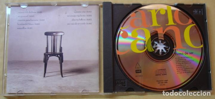 CDs de m&uacute;sica: CARLOS CANO - FORMA DE SER (CD) 1994 - 9 TEMAS - Foto 2