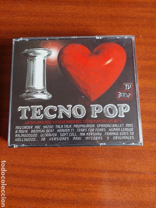 CDs de m&uacute;sica: CD doble I Love Techno Pop - Foto 1