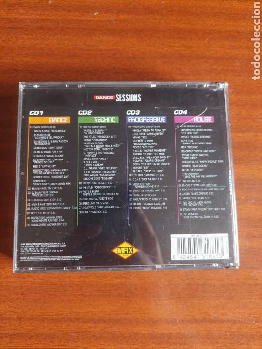 CDs de m&uacute;sica: 4CD Dance Sessions - Foto 2