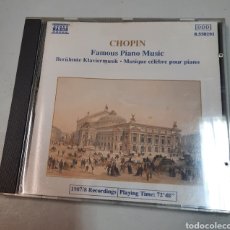 CDs de Música: CHOPIN - FAMOUS PIANO MUSIC.. Lote 280908928