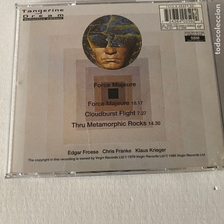 CDs de m&uacute;sica: CD - Tangerine Dream - Force majeure - Foto 2