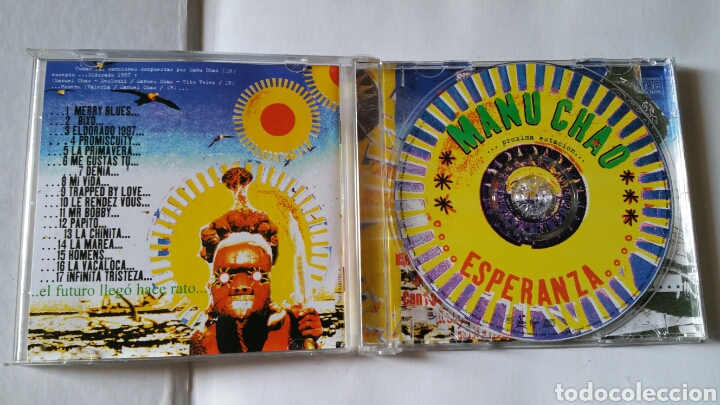 CDs de m&uacute;sica: Manu Chao. Pr&oacute;xima estaci&oacute;n...esperanza. cd - Foto 3